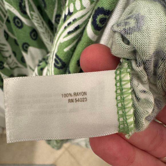 Old Navy Babydoll Spaghetti Strap V Neck Floral Maxi Dress Size M Green Beach - Picture 6 of 9